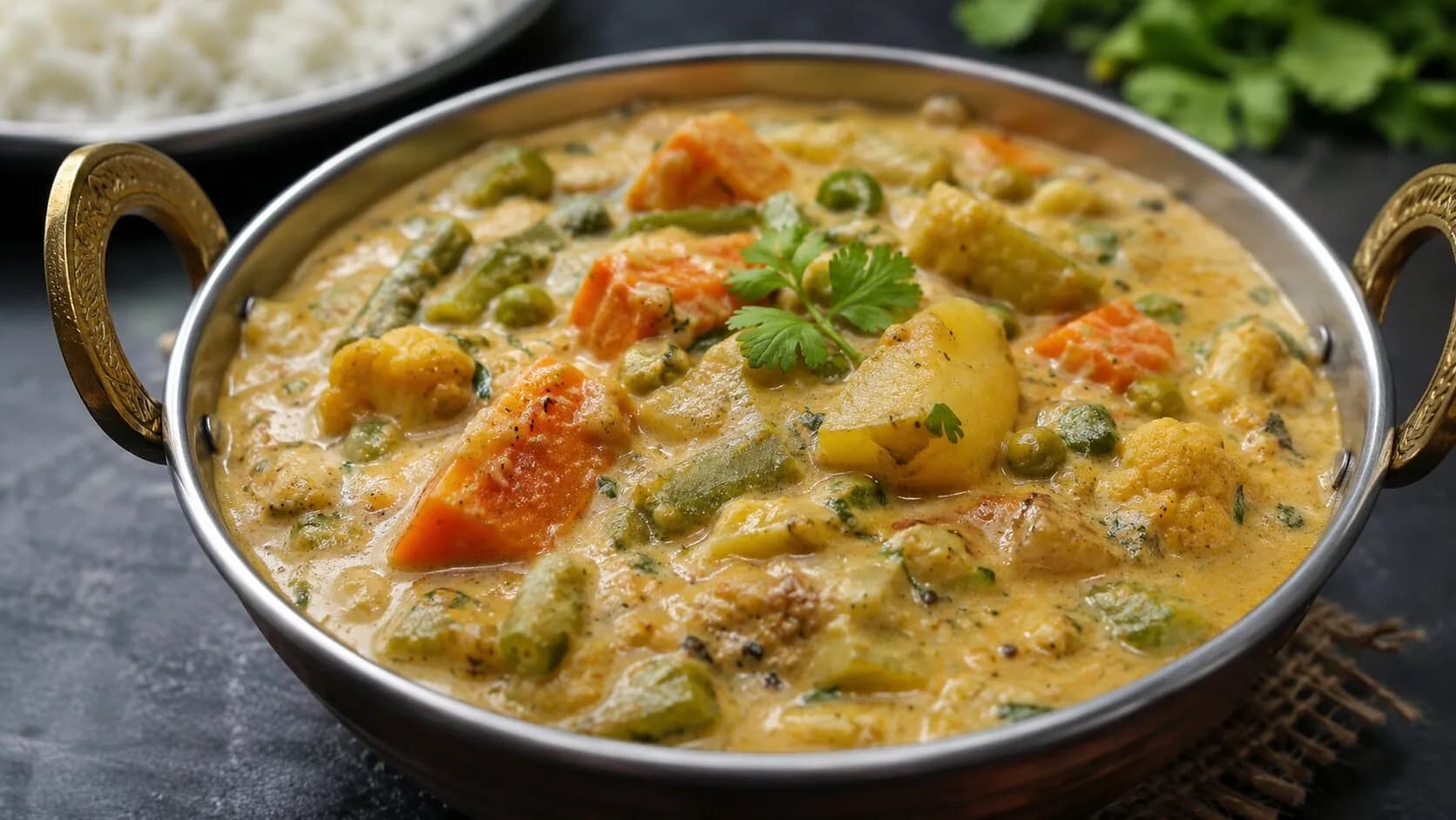 Aromatic South Indian Vegetable Kurma Aromatic South Indian Vegetable Kurma
