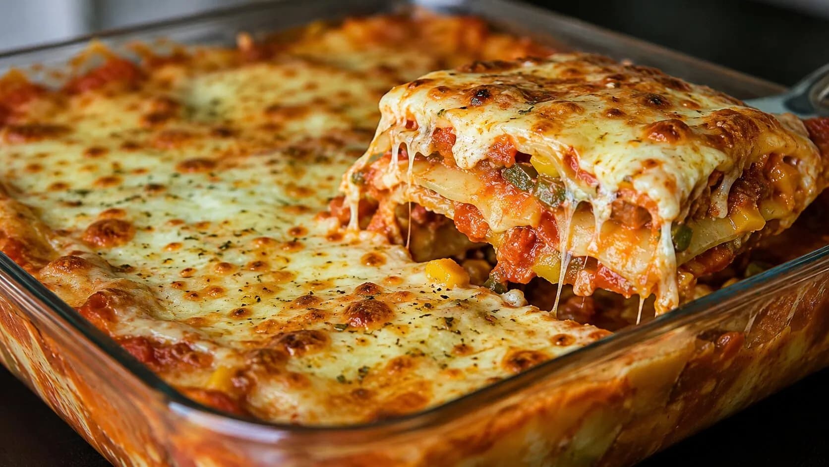 Delicious Homemade Vegetarian Lasagna Delicious Homemade Vegetarian Lasagna
