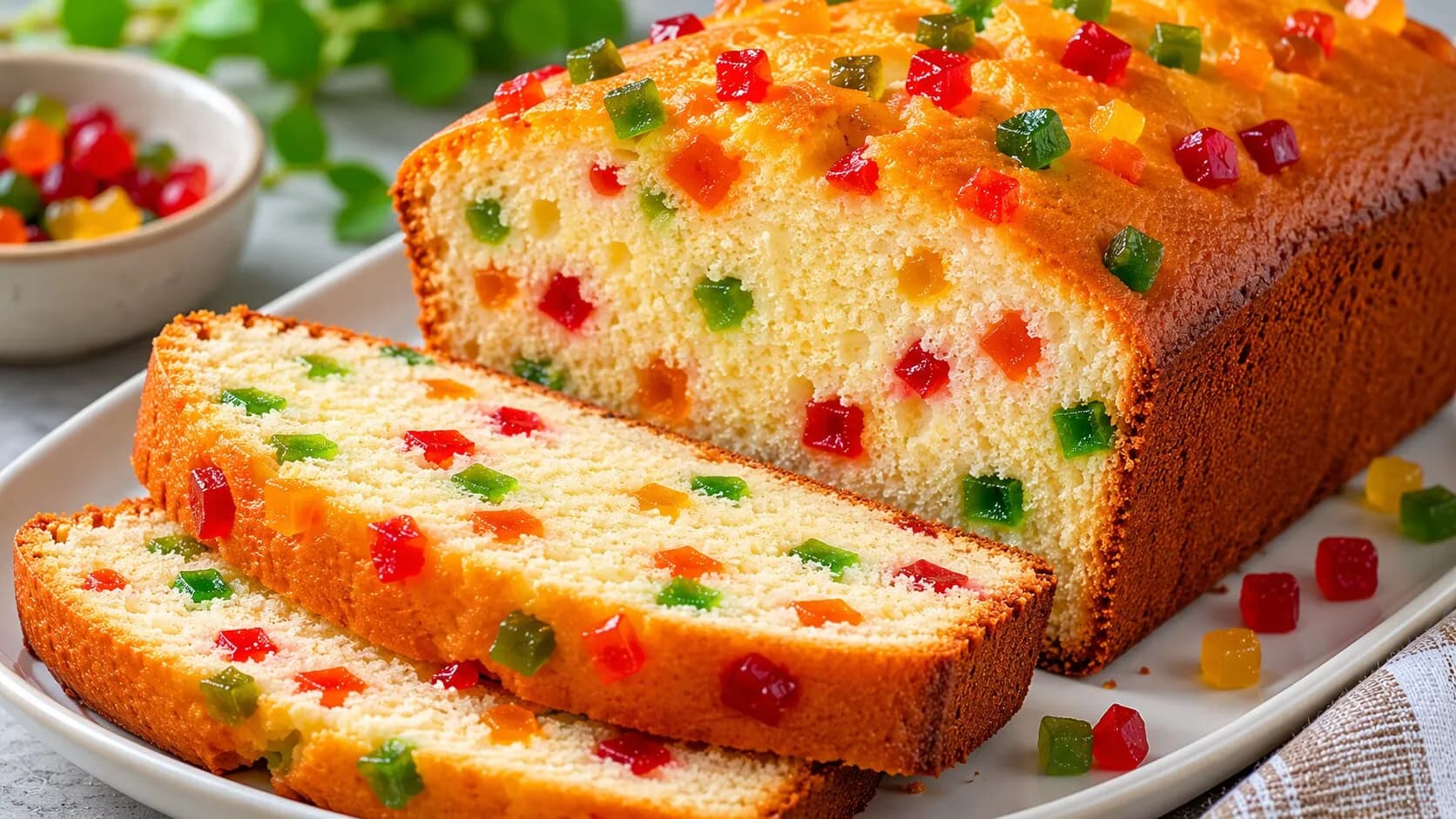 Easy Eggless Tutti Frutti Bakery Cake Easy Eggless Tutti Frutti Bakery Cake
