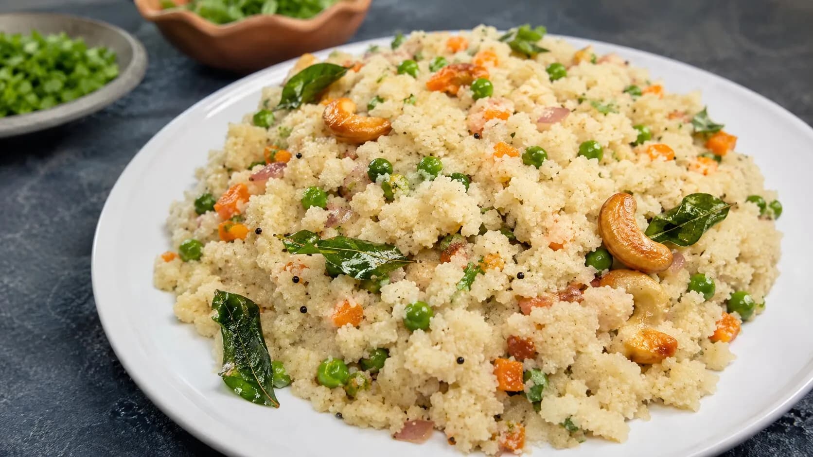 Easy Homemade Vegetable Upma Easy Homemade Vegetable Upma