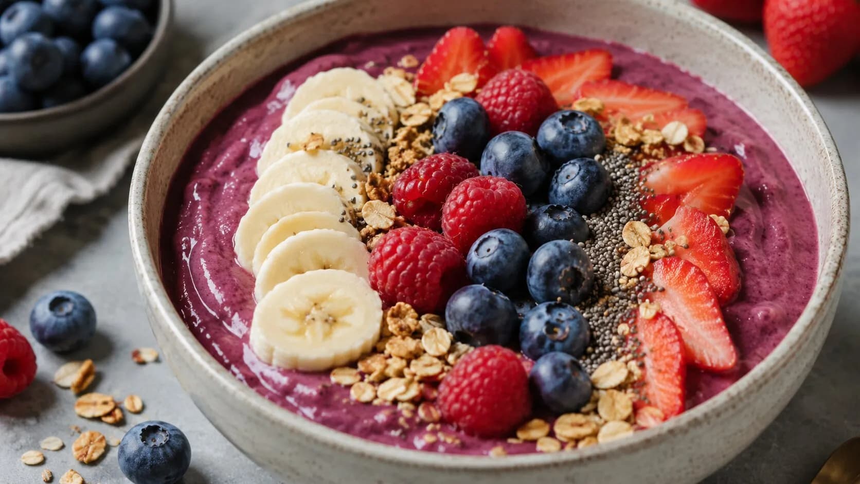 The Perfect Berry Smoothie Bowl The Perfect Berry Smoothie Bowl