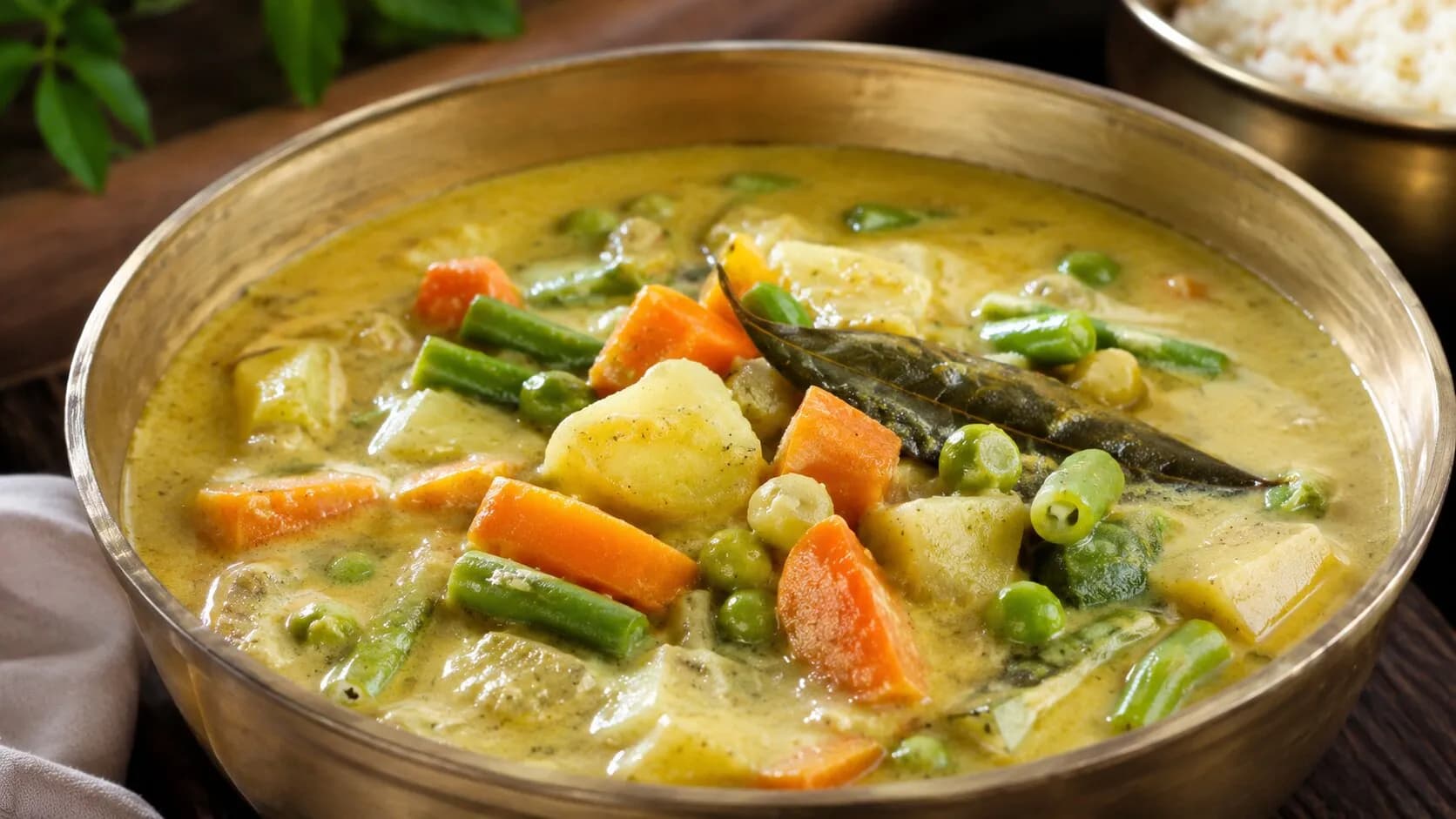 Traditional Kerala Style Vegetable Stew Traditional Kerala Style Vegetable Stew